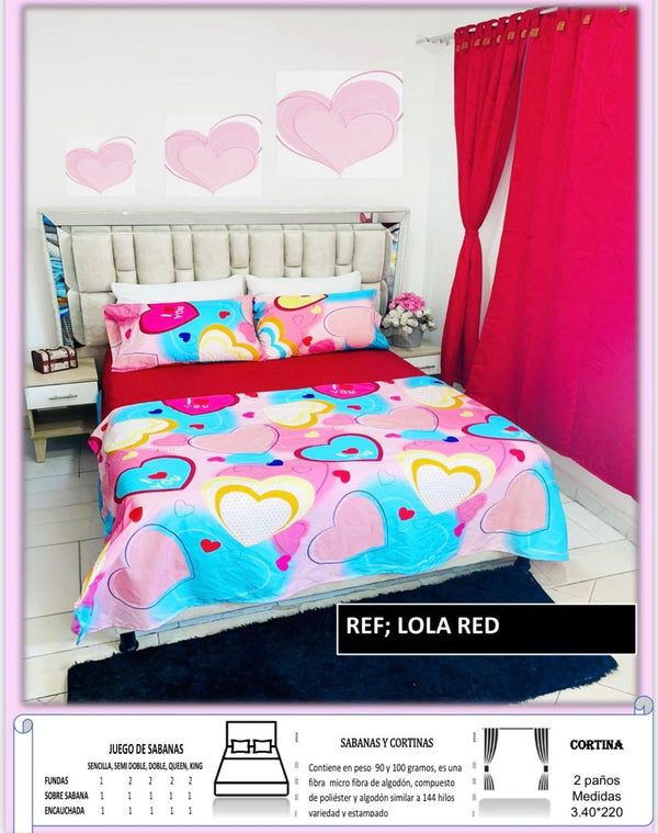 SABANAS REF; LOLA RED