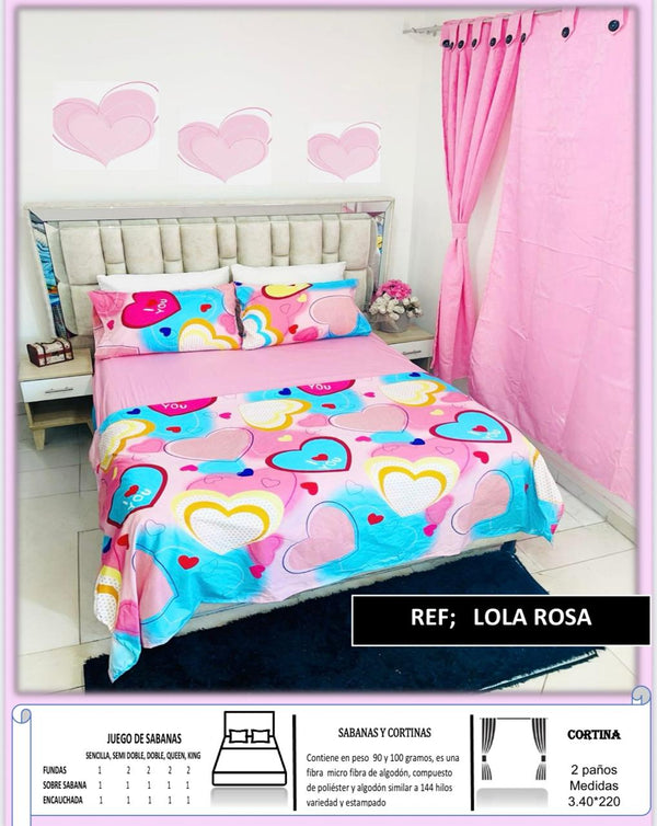 SABANAS REF; LOLA ROSADA